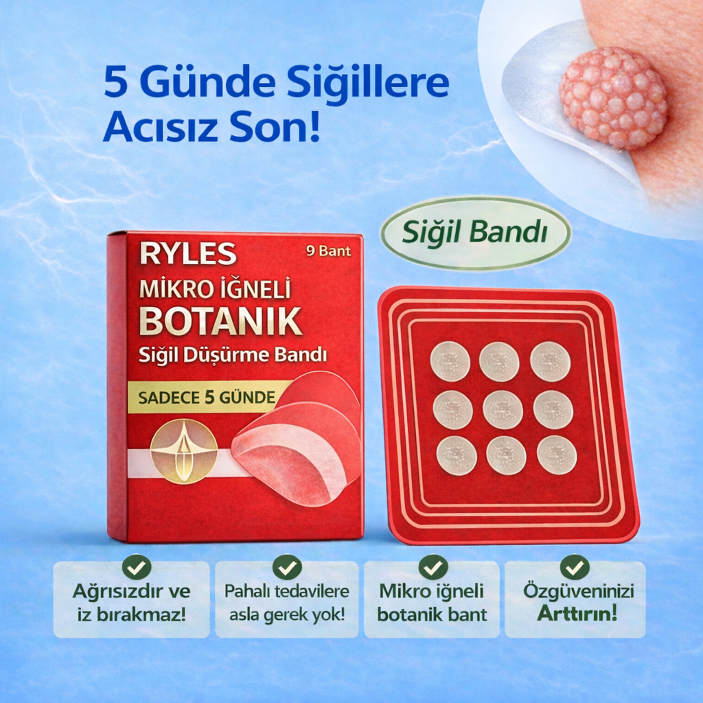 Ryles Mikro İğneli Siğil Bandı 5 Günde Acısız Son!