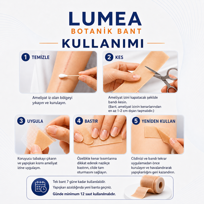 Lumea Silikon İz Bandı — Premium Silikon Rulo Bant | Tıbbi Sınıf